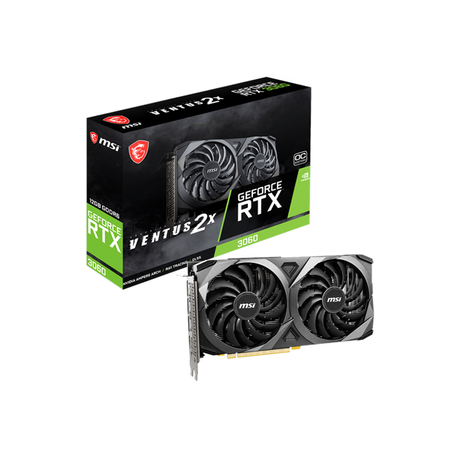 MSI GeForce RTX 3060 Ventus 2X OC HDMI 3xDP 12GB