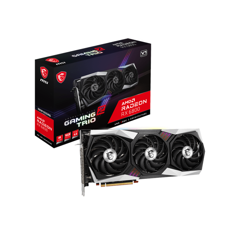 MSI Radeon RX 6800 Gaming Z Trio HDMI 3xDP 16GB
