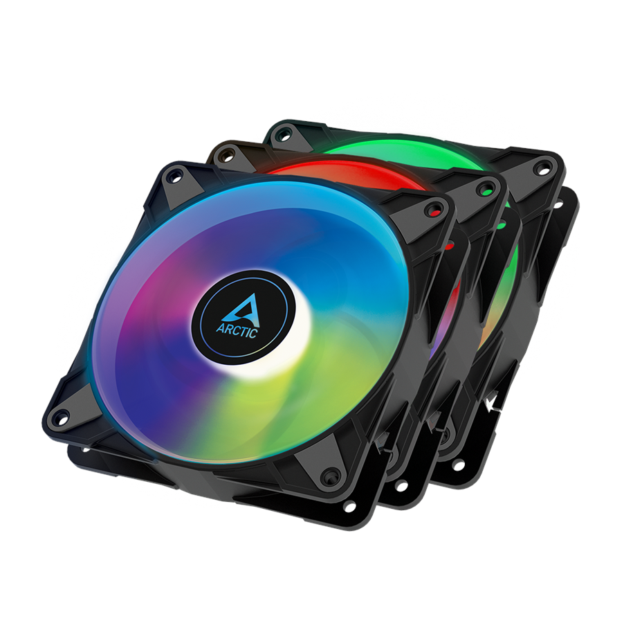 Arctic P12 PWM PST A-RGB 3-pack 120mm