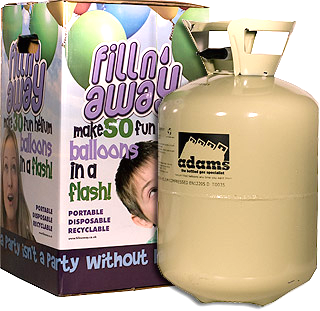 Adams Helium Gas Cylinder 100 Balloon
