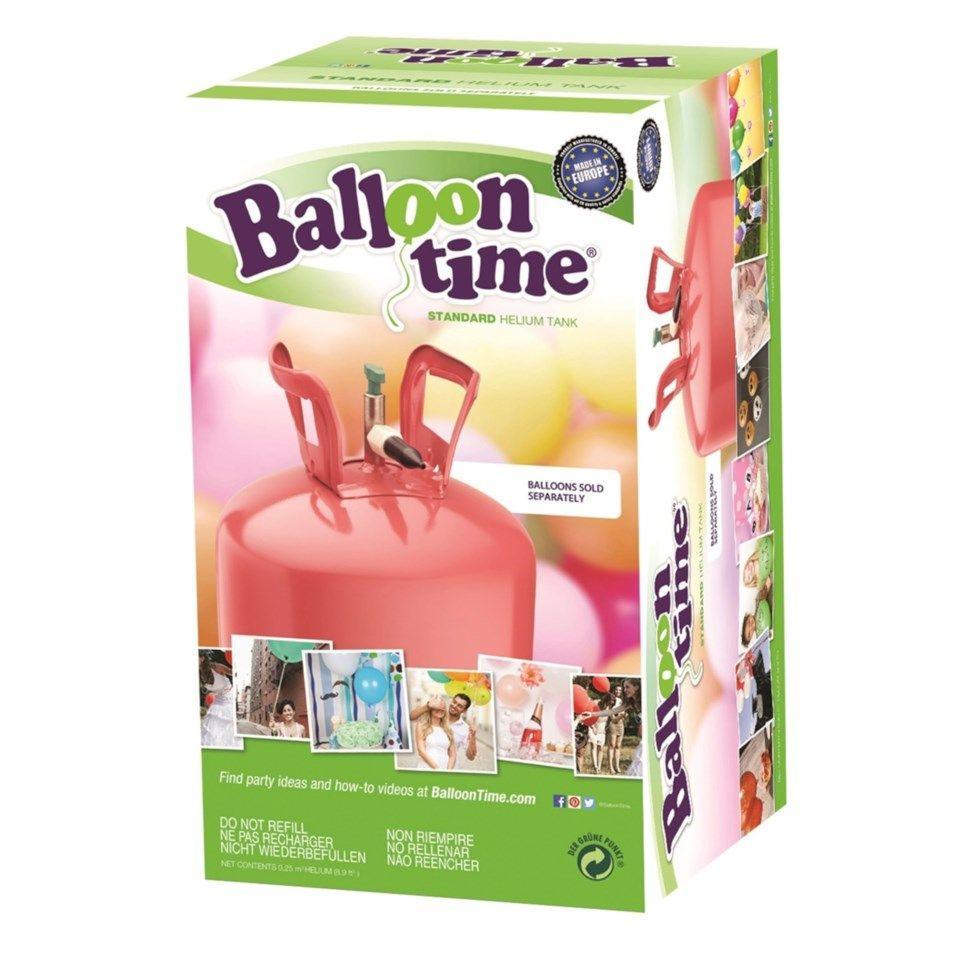 Balloon Time Helium Gas Cylinder Standard Tanks Red