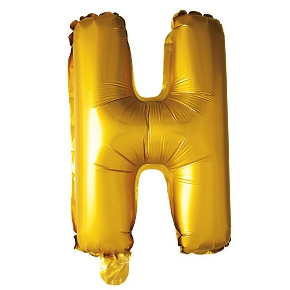 Hisab Joker Foil Ballon Letter H Gold