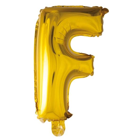 Hisab Joker Foil Ballon Letter F Gold