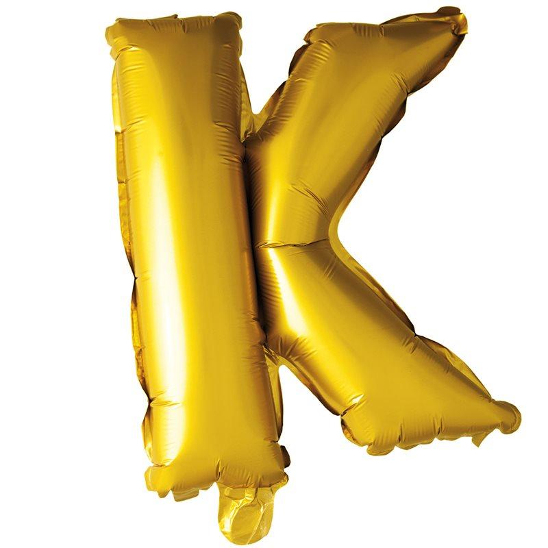 Hisab Joker Foil Ballon Letter K Gold