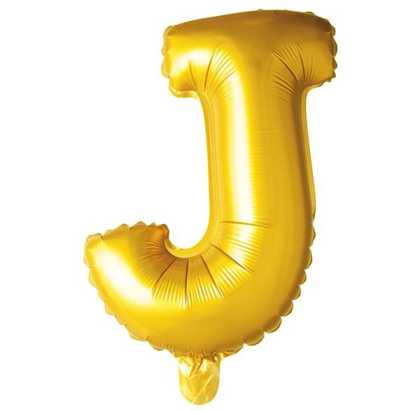 Hisab Joker Foil Ballon Letter J Gold
