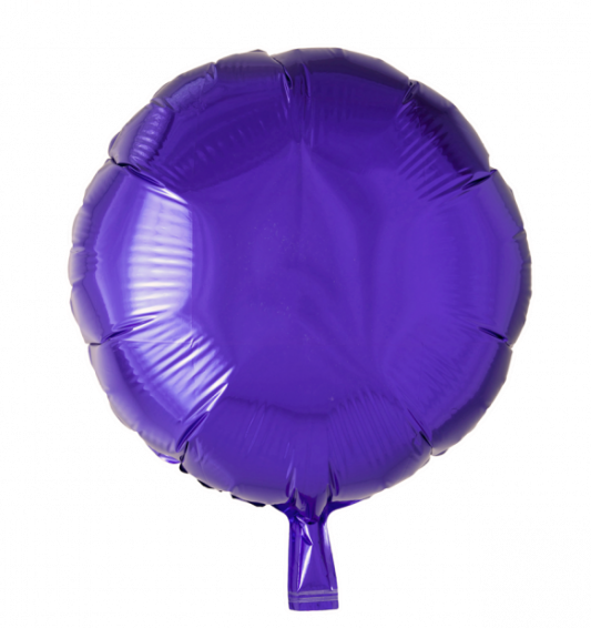 Rund Folieballon Lilla