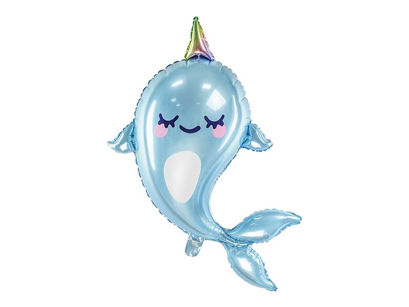 PartyDeco Foil Ballons Narwhal