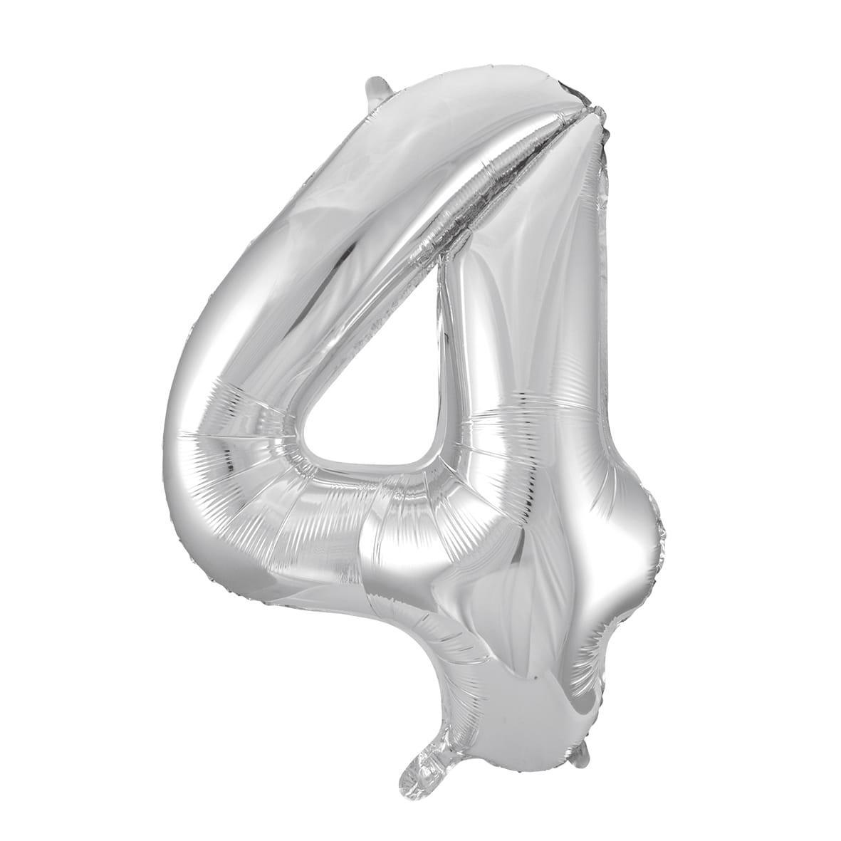 In House Sifferballonger Silver 86 cm