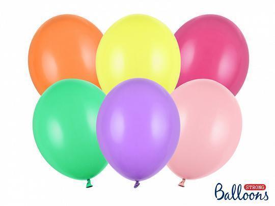 PartyDeco Strong Balloons 30cm, Pastell mix