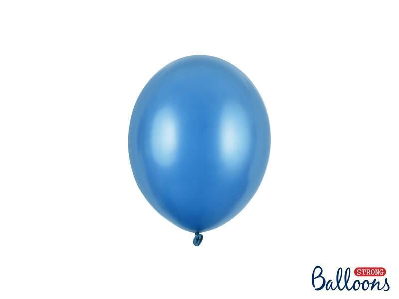 PartyDeco Starka Ballonger 12cm, Blå