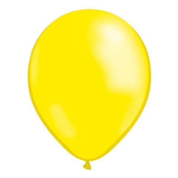 Generic Ballonger Gula Metallic 100-pack