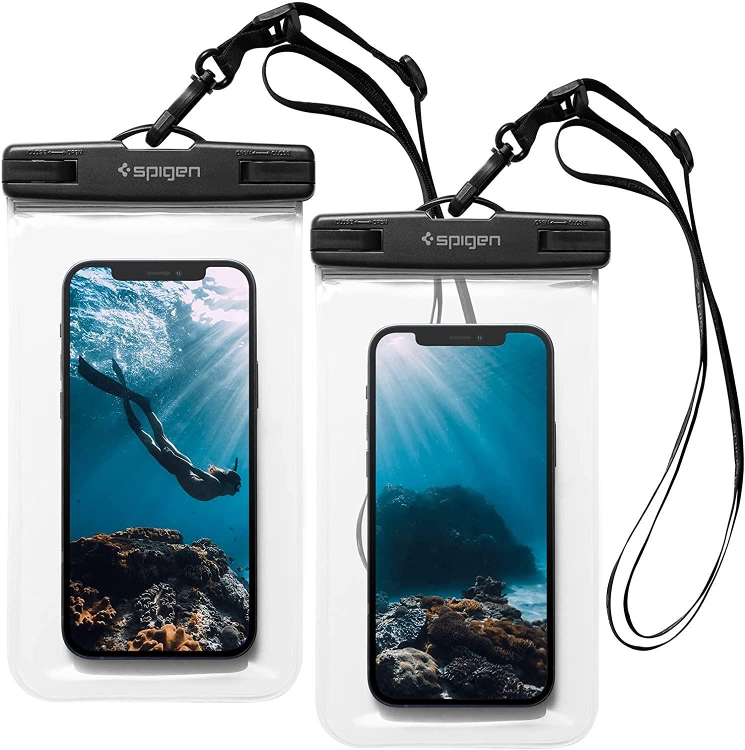 Spigen Universal A601 Universal Waterproof Phone Case - 2 Pack