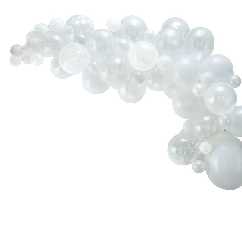 Ginger Ray Balloon Arch Kit White 70-pack