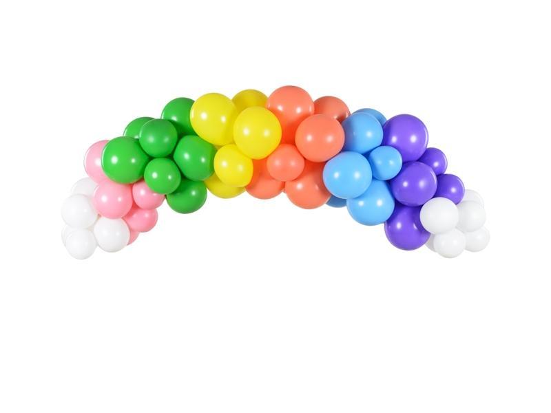 PartyDeco Ballonggirlang regnbåge, 2 m