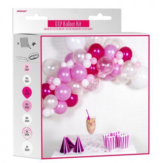 Amscan Ballonggirlang Rosa