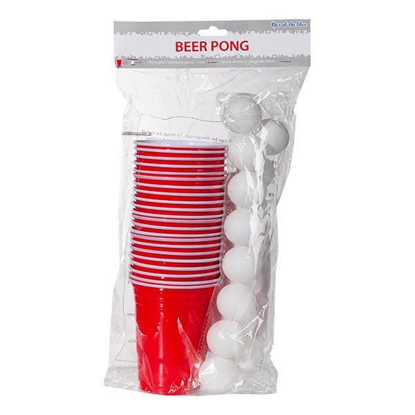 OOTB Drinking Game Beer Pong Red/White