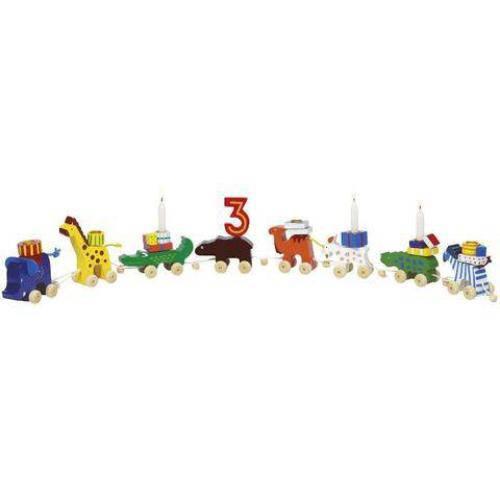 Goki Birthday Train animal caravan GK108