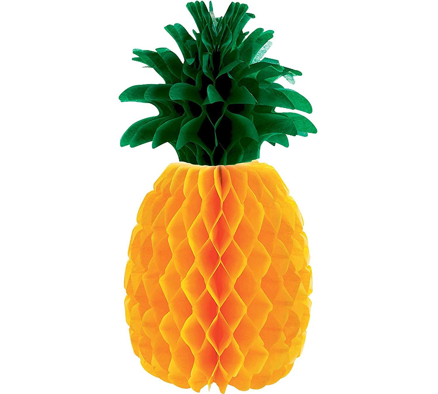 Amscan Honeycomb Ball Centrepiece Hawaiian Green/Orange