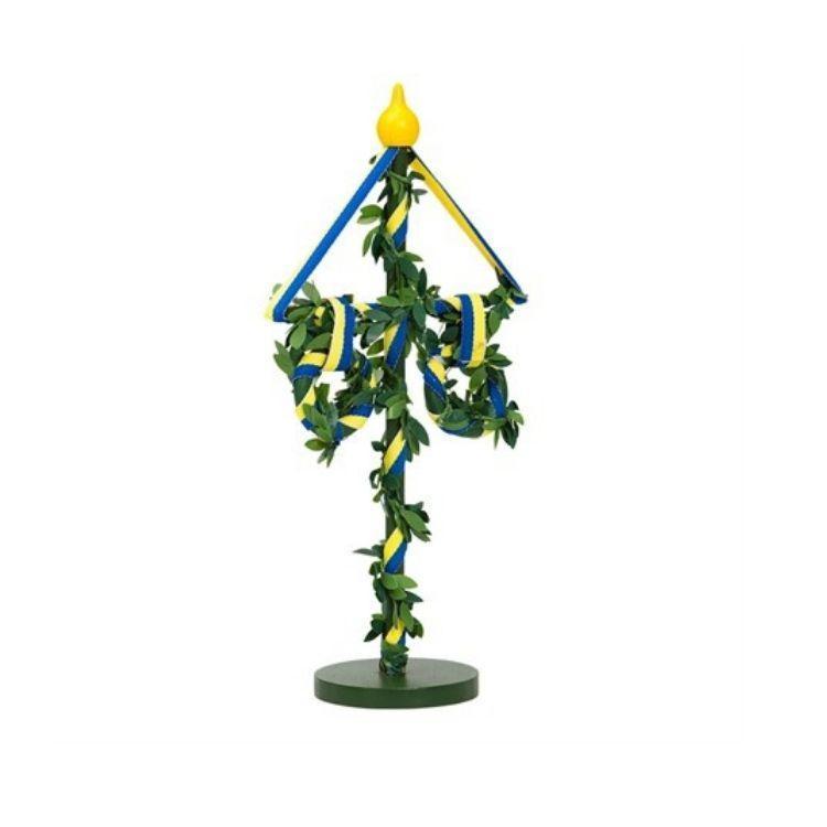Table Decorations Midsummer Pole Blue/Yellow/Green