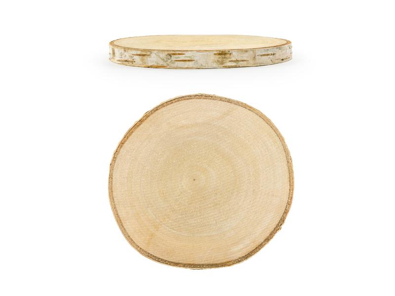 PartyDeco Table Decorations Tree Slices 2-pack