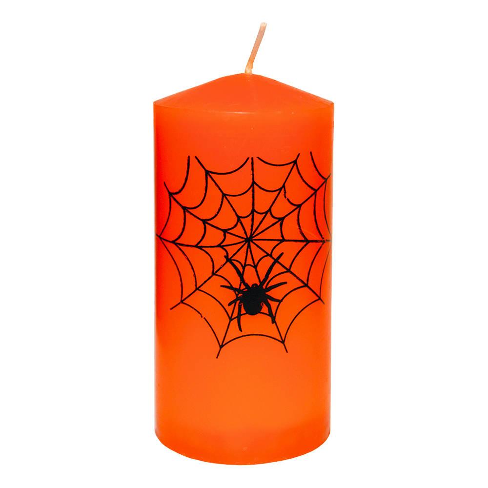 Hisab Joker Decor Candle Halloween Orange/Black