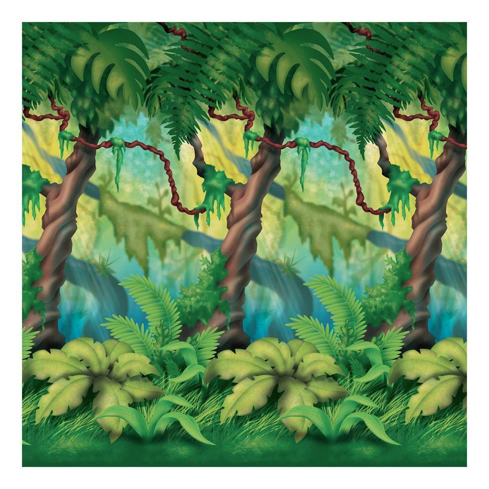 Beistle Jungle Trees Backdrop (52104) Quill