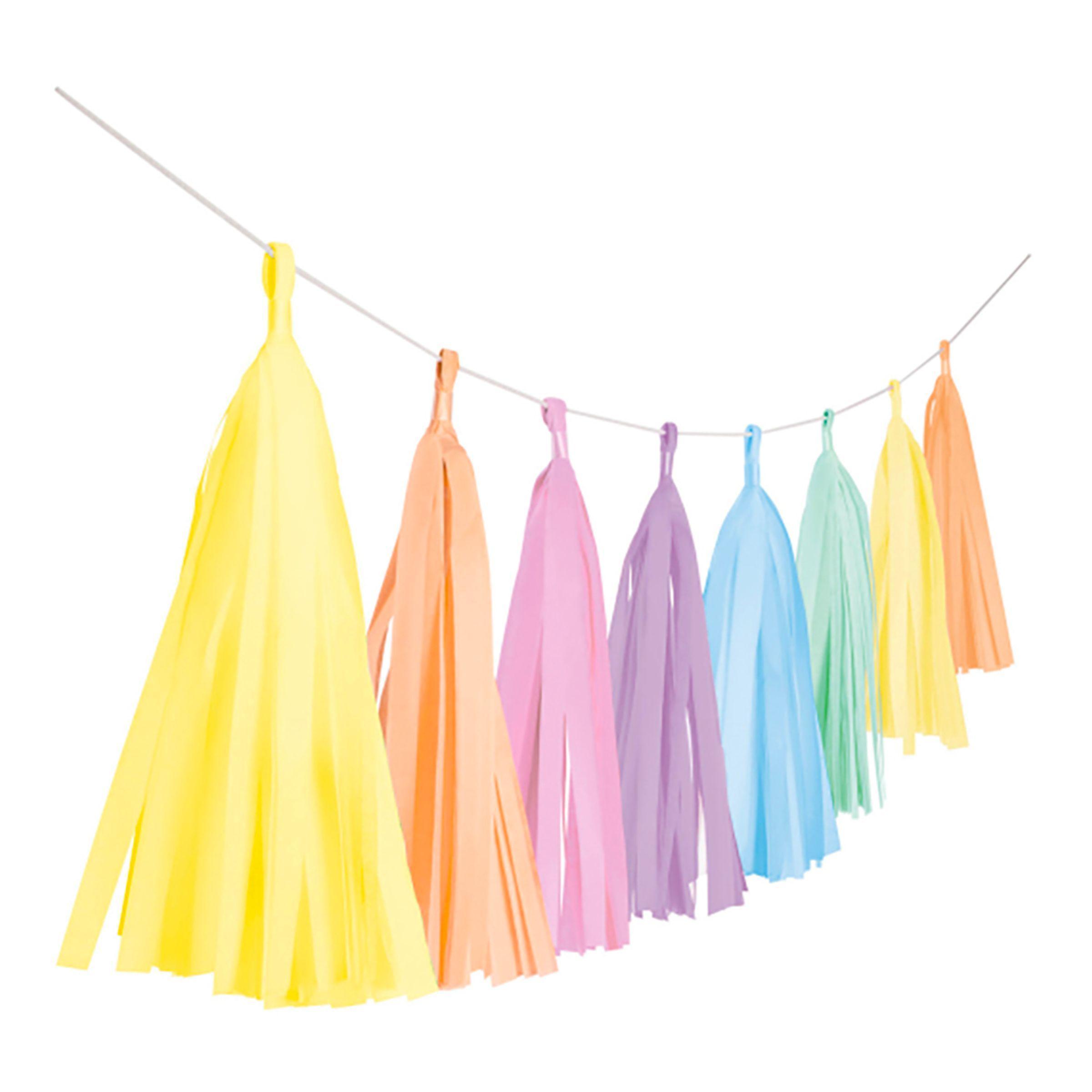 Amscan Girlang Tassels Regnbågsfärgad 304 cm