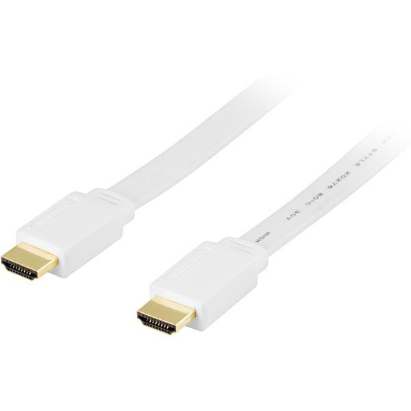 Deltaco Gold Flat HDMI - HDMI Standard Speed with Ethernet 10m