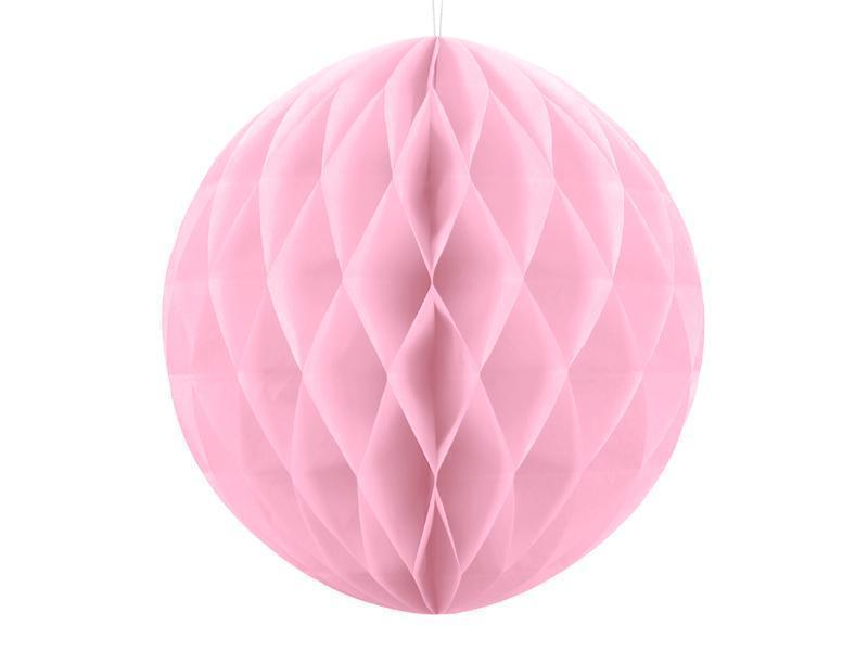 PartyDeco Honeycombs Light Pink