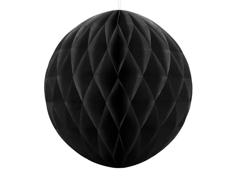 PartyDeco Honeycomb Ball 30cm Black