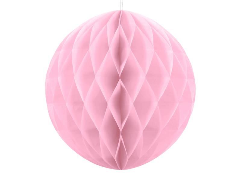 PartyDeco Honeycomb Ball 30cm Light Pink