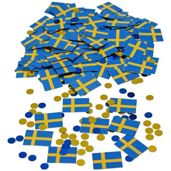 Hisab Joker Confetti Flags Sweden Blue/Yellow