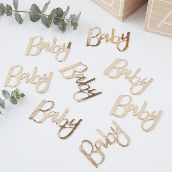 Ginger Ray Guld Konfetti Baby