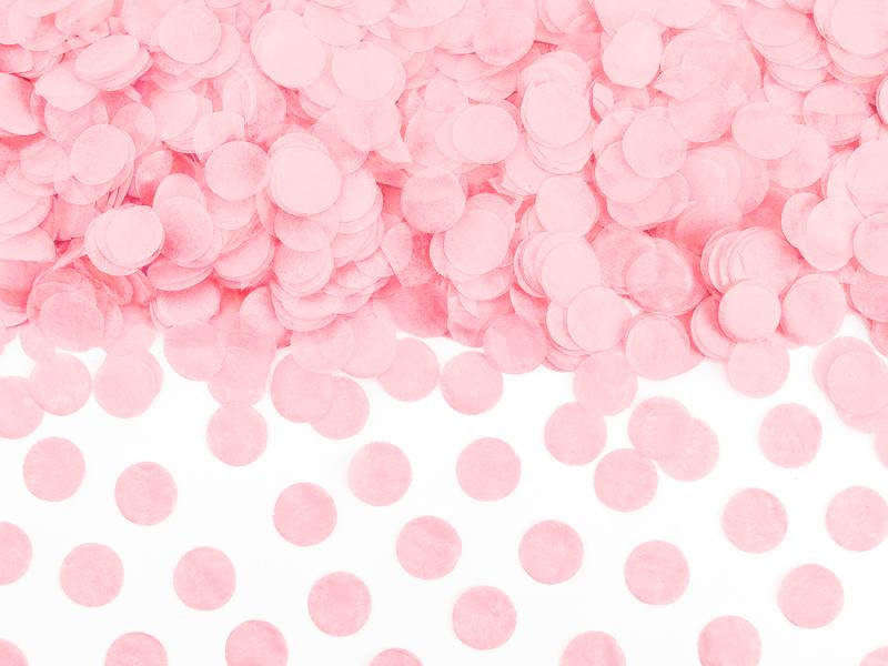 PartyDeco Confetti Circles Light Pink