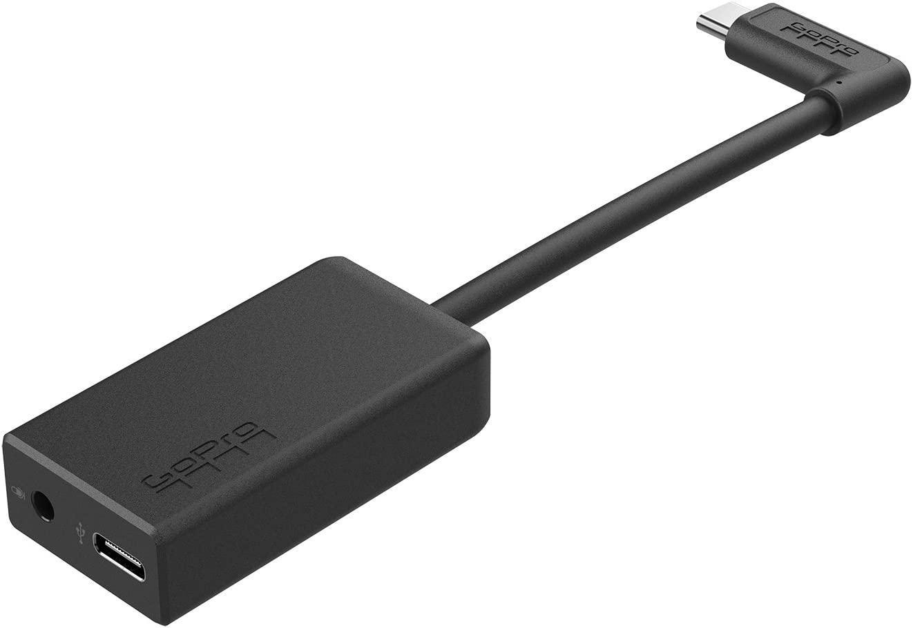 GoPro Angled USB C-USB C/3.5mm M-F Adapter