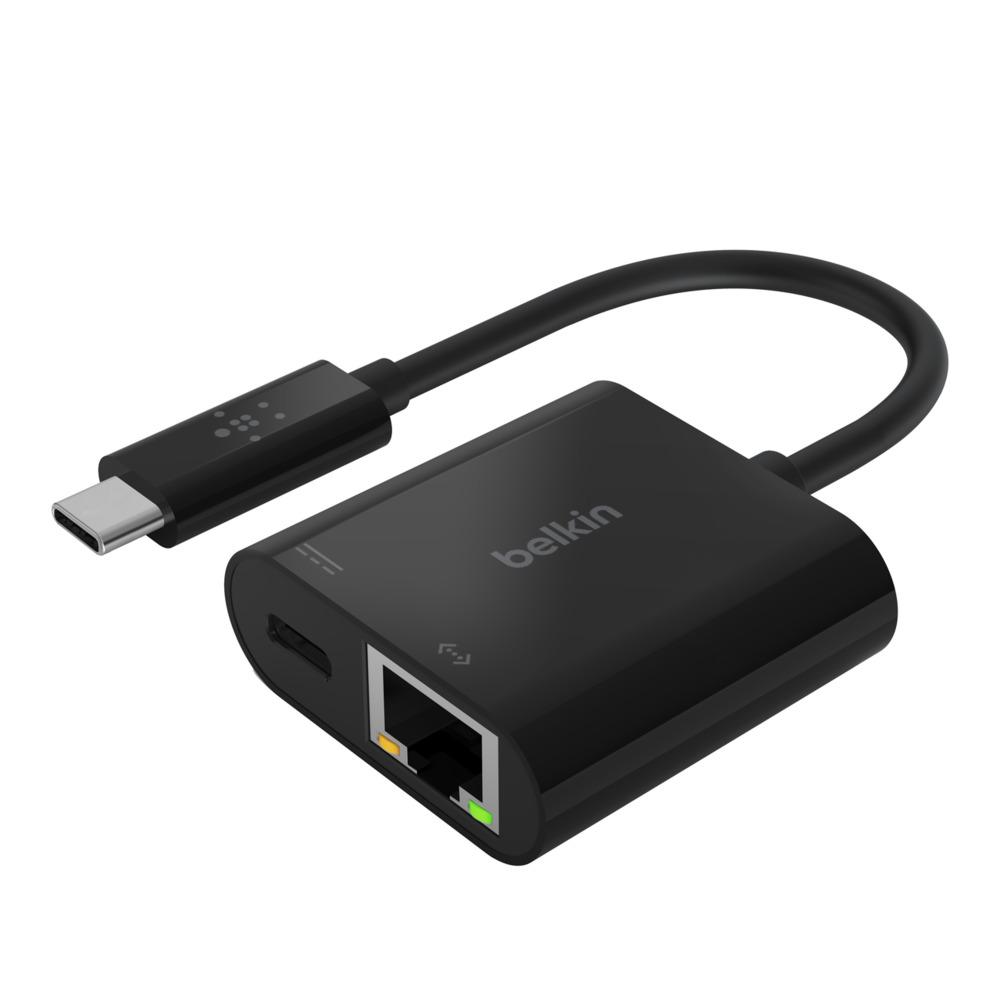 Belkin USB C - RJ45/USB C PD M-F 0.1m