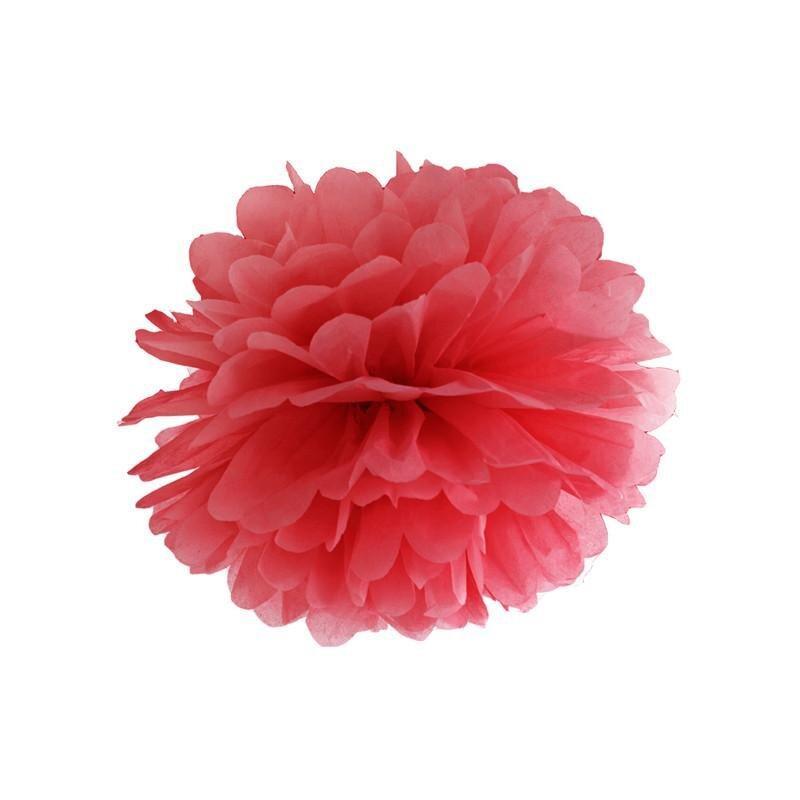 PartyDeco Pom Pom Red 25cm