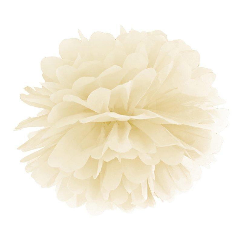 PartyDeco Pom Pom Cream 25cm