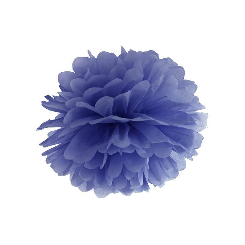PartyDeco Pom Pom Navy Blue 25cm