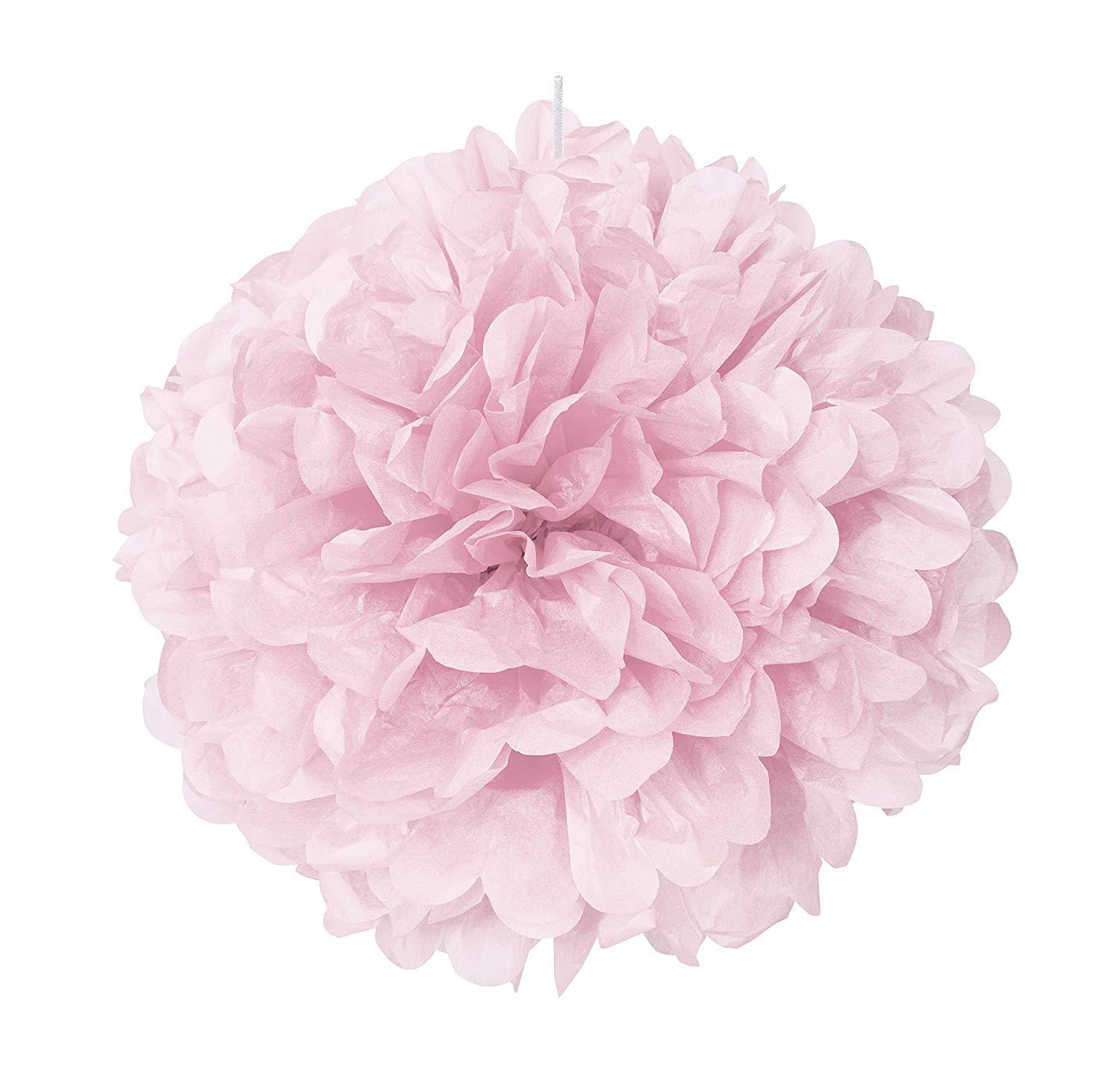 Unique Party Pom Pom Puff Pink