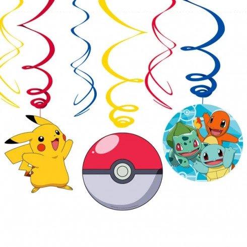 Amscan Swirl Pokemon 6-pack
