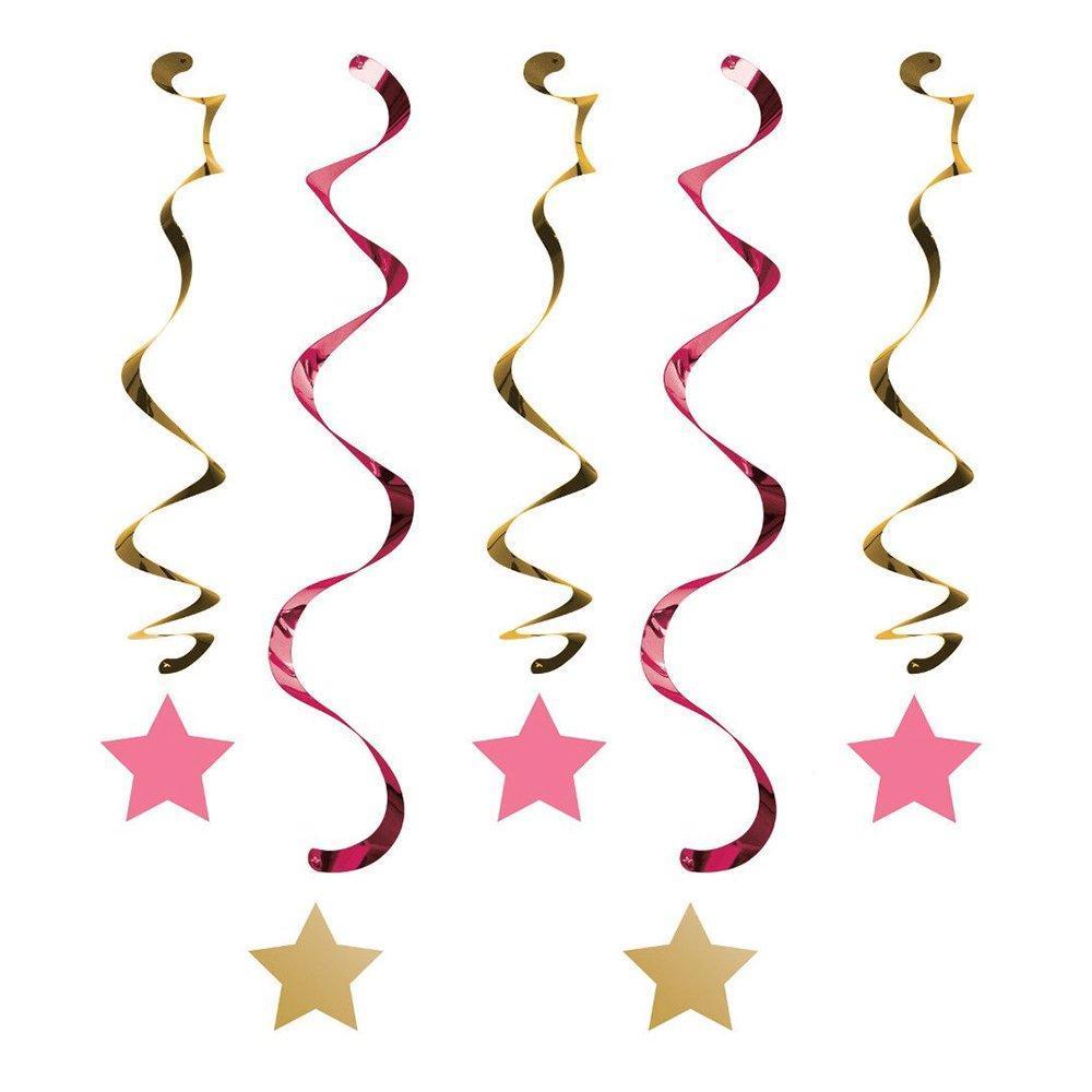 Twinkle Little Star Rosa, Hängande foliedekorationer