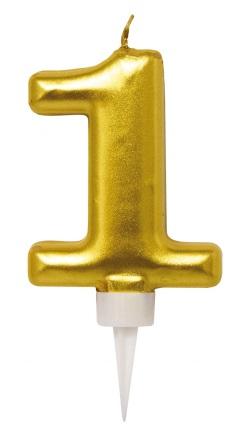 Hisab Joker Lanterns And Decor Candle 1 Gold