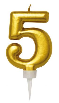 Hisab Joker Lanterns And Decor Candle 5 Gold