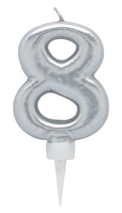 Hisab Joker Lanterns And Decor Candle 8 Silver