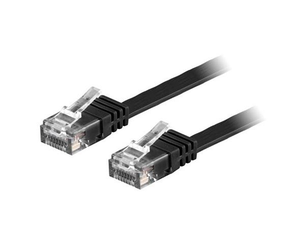 Deltaco Flat U/UTP Cat6 RJ45 15m