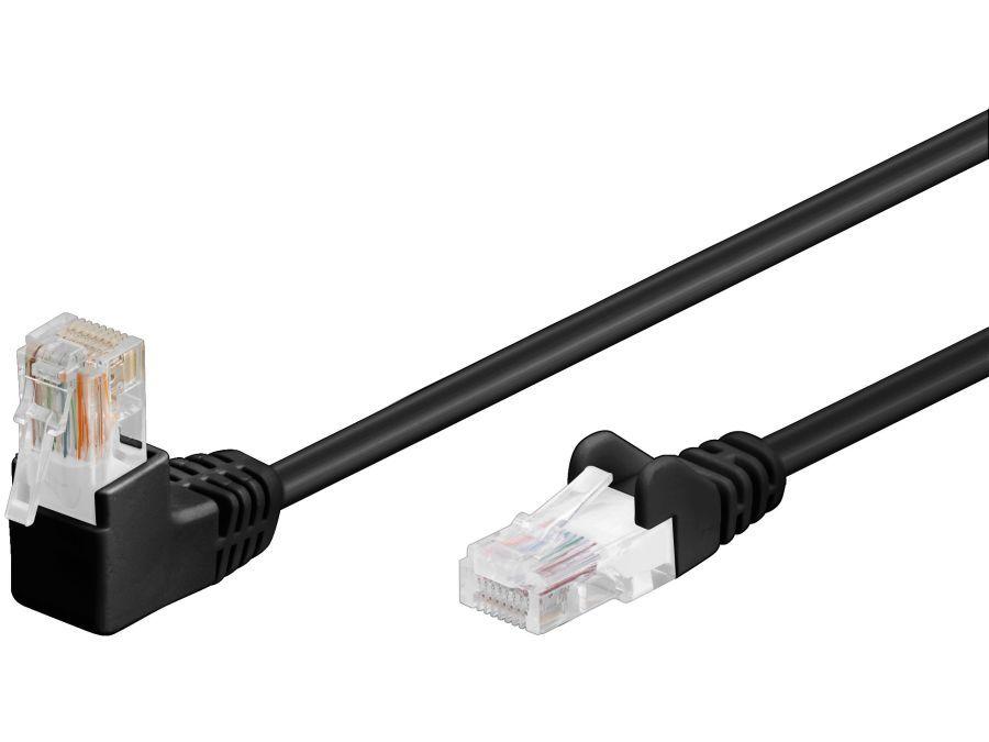 Goobay U/UTP Cat5e RJ45 (angled) 0.5m