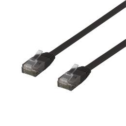 Deltaco Flat U/UTP Cat6 RJ45 - RJ45 0.3m