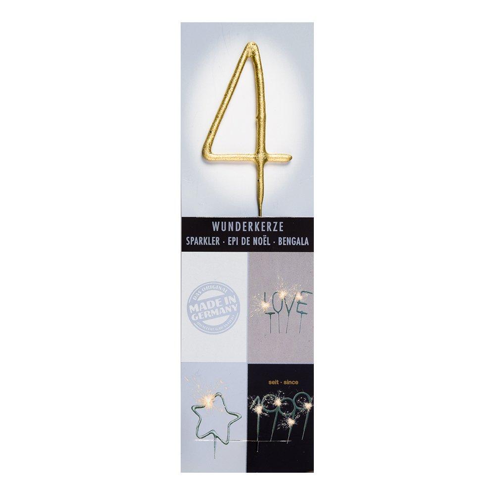 Sparkler Number 4 Gold