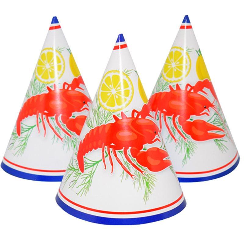 Hisab Joker Masks And Party Hats Crayfish 6-pack